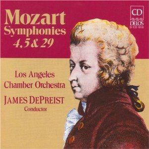 [중고] James DePreist / Mozart: Symphony Nos. 4, 5 &amp; 29 (수입/dcd1010)