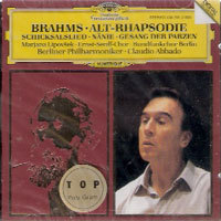 [중고] Claudio Abbado / Brahms : Alto Rhapsody, Schicksalslied, Nanie (dg0396)