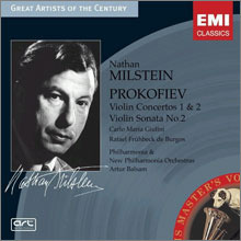 [중고] Nathan Milstein &amp; Carlo Maria Giulini &amp; Rafael Frubeck de Burgos / Prokofiev: Violin Concerto No.1 Op.19, No.2 Op.63, Violin Sonata No.2 Op.94 (수입/724347686221)
