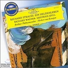 [중고] Herbert Von Karajan / R. Strauss, Wagner : Ein Heldenleben Op.40, Siegfried-Idyll (수입/4497252)