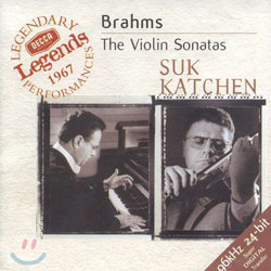 [중고] Josef Suk &amp; Julius Katchen / Brahms : The Violin Sonatas Nos.1-3 (수입/4663932)
