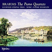 [중고] Leopold String Trio &amp; Marc-Andre Hamelin / Brahms : Piano Quartets Nos.1-3, Intermezzi (2CD/수입/cda674712)