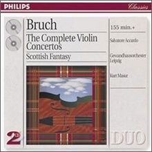 [중고] Kurt Masur, Salvatore Accardo / Bruch : The Complete Violin Concertos (수입/4621672)