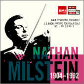 [중고] Nathan Milstein / Lalo : Symphonie Espagnole, Bach : Partitas For Violin Solo Nos.1 - 3 (일본수입/toce15028)