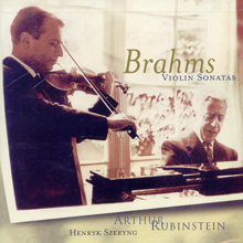 [중고] Heryk Szeryng, Arthur Rubinstein / Brahms : Sonatas For Violin And Piano No1 Op78 (수입/09026630412)