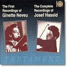 [중고] Ginette Neveu, Joseph Hassid / The First Recording Of Neveu &amp; Complete Recordings Of Hassid (수입/sbt1010)