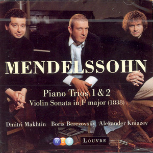 [중고] Boris Berezovsky &amp; Alexander Kniazev &amp; Dmitri Makhtin / Mendelssohn : Piano Trios 1, 2 &amp; Violin Sonata in F major (수입/2564697866)