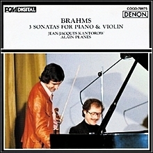 [중고] Alain Planes, Jean-Jacques Kantorow / Brahms : 3 Sonatas For Piano &amp; Violin Nos.1 &amp; 2 &amp; 3 (일본수입/coco70975)