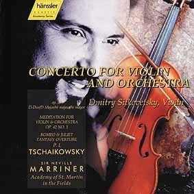 [중고] Dmitry Sitkovetsky, Neville Marriner / Tchaikovsky : Violin Concerto Op.35, Meditation Op.42-1, Romeo &amp; Juliet, Fantasy Overture (수입/cd9834)