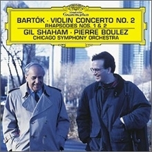 [중고] Gil Shaham &amp; Pierre Boulez / Bartok : Violin Concerto No.2 &amp; Rhapsodies No1 &amp; 2 (수입/4596392)