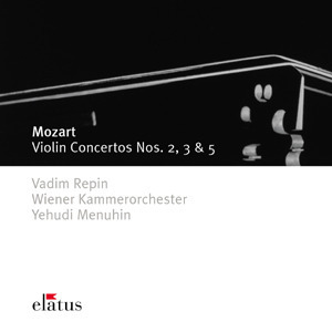 [중고] Vadim Repin &amp; Yehudi Menuhin / Mozart : Violin Concerto No.2 K.211, No.3 K.216, No.5 K.219 (수입/0927495592)