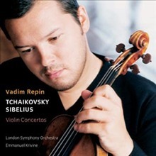 [중고] Vadim Repin, Emmanuel Krivine / Tchaikovsky, Sibelius : Violin Concertos (수입/0927495532)