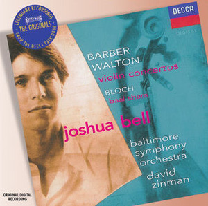 [중고] Joshua Bell, David Zinman / Barber, Walton : Violin Concertos (수입/4757710)