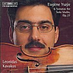 [중고] Leonidas Kavakos / Ysaye : Six Sonatas For Solo Violin Op.27 (수입/biscd1046)