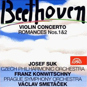 [중고] Josef Suk, Franz Konwitschny, Vaclav Smetacek / Beethoven : Concerto for Violin and Orchestra in D major, Op.61 (수입/su31642011)