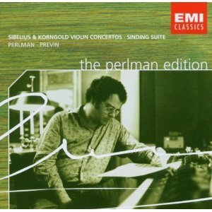 [중고] Itzhak Perlman, Andr&amp;eacute; Previn / The Perlman Edition : Sibelius &amp; Korngold Violin Concertos-Sinding Suite (수입/724356259027)