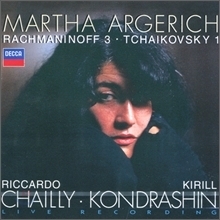 [중고] Martha Argerich &amp; Riccardo Chailly &amp; Kyrill Kondrashin / Rachmaninoff : Piano Concerto No.3 Op.30, Tchaikovsky : Piano Concerto No.1 Op.23 (수입/4466732)