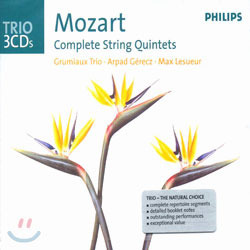 [중고] Grumiaux Trio &amp; Arpad Gerecz &amp; Max Lesueur / Mozart: Complete String Quintets No.1 - 6 (3CD/수입/4709502)