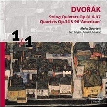 [중고] Melos Quartett / Dvorak : String Quintets Op.81, 97 &amp; String Quartets Op.34, 96 &#039;American&#039; (2CD/수입/hmx290150910)
