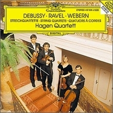 [중고] Hagen Quartett / Debussy, Ravel, Webern : String Quartets (수입/4378362)