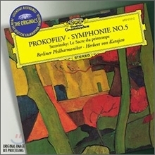 [중고] Herbert Von Karajan / Prokofiev, Stravinsky : Symphony No.5 Op.100 &amp; Sreavinsky : Le Sacre Du Printemps (수입/4636132)