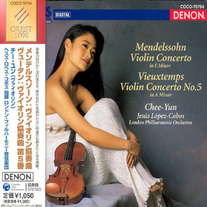 [중고] 김지연 (Chee-Yun) &amp; Jesus Lopes-Cobos / Mendelssohn : Violin Concerto Op.64, Vieuxtemps : Violin Concerto No.5 (일본수입/coco70784)