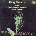 [중고] Ossy Renardy / Bach : Violin Sonata No.1 BWV1001, No.3 BWV1005, Paganinii : Caprice (수입/sbt1292)