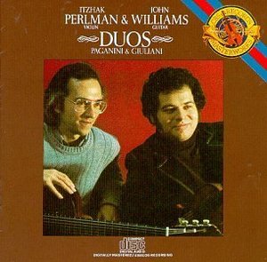 [중고] Itzhak Perlman, John Williams / Paganini, Giuliani : Duos For Violin &amp; Guitar (수입/smk34508)