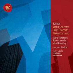 [중고] Leonard Slatkin / Barber : Violin Concerto Op.14, Cello Concerto Op.22, Piano Concerto Op.38 (수입/82876658322)