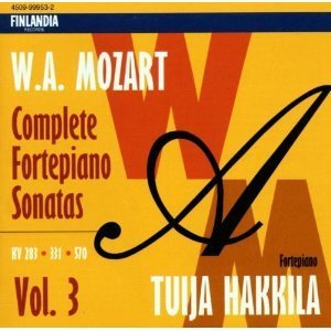 Tuija Hakkila / Mozart: Complete Fortepiano Sonatas, Vol. 3 (수입/미개봉/4509999532)