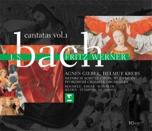 Fritz Werner / Bach : Cantatas Vol.1 (10CD BOX SET/수입/미개봉/2564614012)