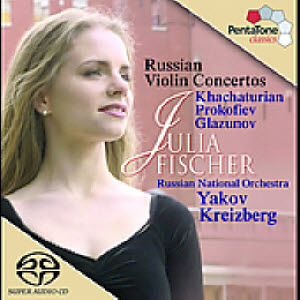 [중고] Julia Fischer, Yakov Kreizberg / Khachaturian, Prokofiev, Glazunov : Violin Concertos (SACD/수입/ptc5186059)