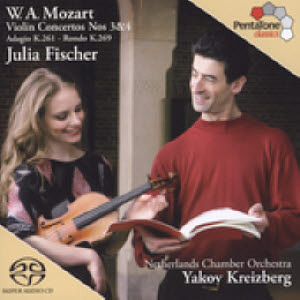 [중고] Julia Fischer, Yakov Kreizberg / Mozart : Violin Concerto No.3 K.216, No.4 K.218 (SACD Hybrid/수입/슈퍼주얼케이스/5186064)
