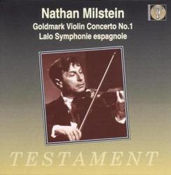 Nathan Milstein / 랄로 : 스페인 교향곡, 골드마르크 : 바이올린 협주곡 1번 (Lalo : Symphonie Espagnole Op.21, Goldmark : Violin Concerto No.1/수입/미개봉/sbt1047)