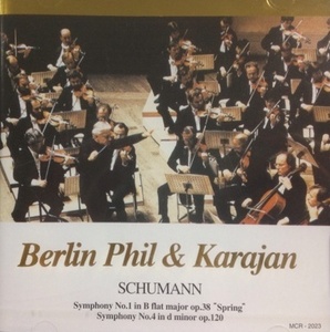 Herbert Von Karajan / Schumann : Symphony No.1 In B Flat Major Op.38 &#039;spring&#039;, Symphony No.4 In D Minor Op.120 (미개봉/mcr2023)