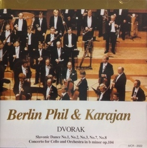 Herbert Von Karajan / Dvorak: Slavonic Dance No.1,2,3,7,8, Concerto For Cello And Orchestra In B Minor Op.104 (미개봉/mcr2022)
