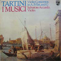 [중고] [LP] I Musici, Salvatore Accardo / Tartini: Violin Concertos in A, B flat, and G (sel100413)