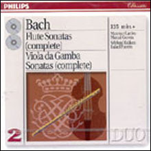 [중고] Maxence Larrieu, Refael Puyana, Wieland Kuijken / Bach : Flute &amp; Viola Da Gamba Sonatas (2CD/수입/4388092)