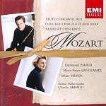 Mozart : Flute Concerto No.1 K.313, Clarinet Concerto K.622, Concerto For Flute And Harp K.299 (미개봉/ekcd0526)