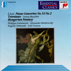 Philippe Entremont, Alexander Brailowsky, Seiji Ozawa / Liszt : Piano Concertos Nos.1 &amp; 2, Totentanz, Hungarian Fantazy (미개봉/cck7931)