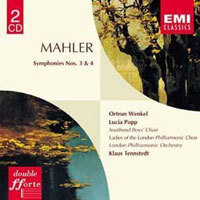 [중고] Klaus Tennstedt / Mahler : Symphony No.3 &amp; 4 (2CD/수입/724357429627)