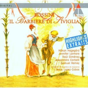 [중고] Hakan Hagegard &amp; Jennifer Larmore &amp; Jesus Lopez-Cobos / Rossini : Il Barbiere Di Siviglia (수입/4509936932)