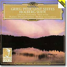 [중고] Herbert Von Karajan / Sibelius &amp; Grieg: Peer Gynt Suite, Valse Triste (dg1199)
