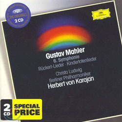[중고] Herbert von Karajan / Mahler : Symphony No.6ㆍRuckert-LiederㆍKindertotenlieder (2CD/수입/4577162)