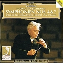 [중고] Herbert Von Karajan / Beethoven : Symphonies Nos.4, 7 (수입/4390032)