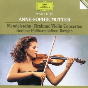 [중고] Anne-Sophie Mutter &amp; Herbert Von Karajan / Mendelssohn : Violin Concerto Op.64, Brahms : Violin Concerto Op.77 (dg3165)