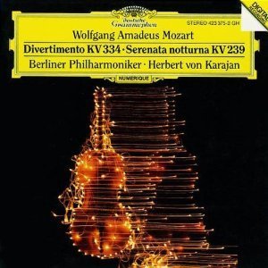 [중고] Herbert Von Karajan / Mozart : Divertimento Kv334, Serenata Notturna Kv239 (dg1900)