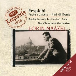 [중고] Lorin Maazel / Respighi: Feste romane, Pini di Roma (수입/4669932)