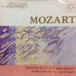 Alberto Lizzio, Alexander Pervomaisky / MOZART: Symphony NO.41 in D major (Jupiter) Violin Concerto NO.3 in G major (미개봉/scc012gda)