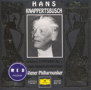 Hans Knappertsbusch / Schubert : Symphony No.9 &#039;The Great&#039;, Schmidt : Variations On A Hussar&#039;s Song (미개봉/dg1348)